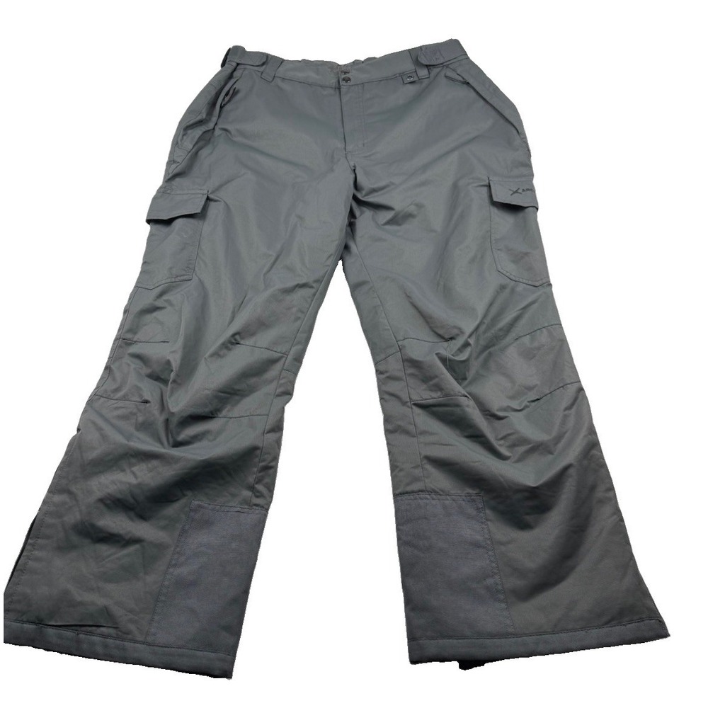 Arctix Men's Ski Snow Pants Size XL Gray 5K A6 Waterproof Insulated Winter
